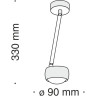 Потолочный светильник MAYTONI LENS MOD072CL-L8B3K